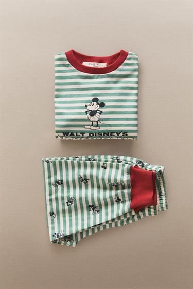 Zara SET PIDŽAMA ZA BEBE MIKI MAUS ©DISNEY – Zelena
