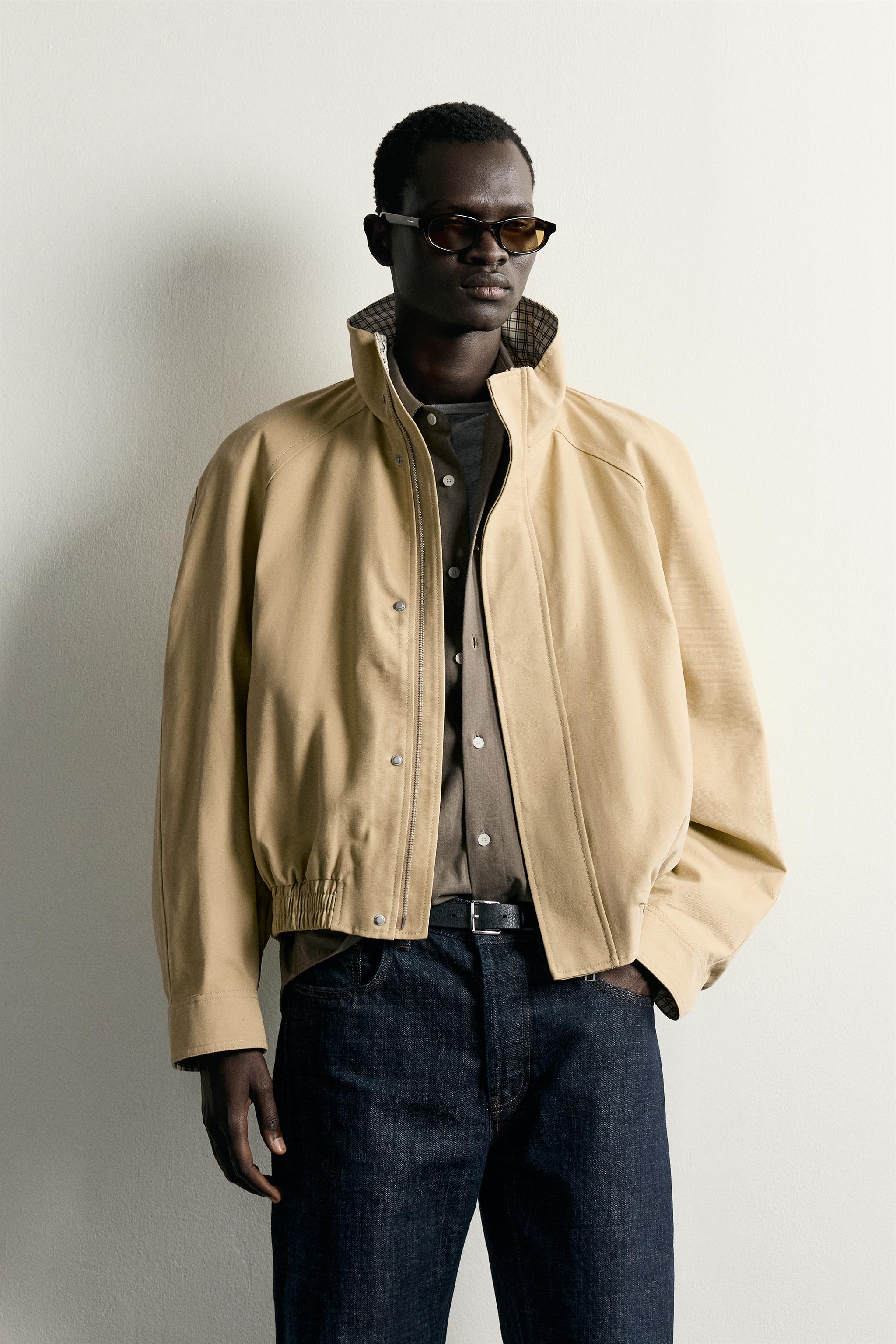 OVERSIZED COTTON CANVAS JACKET