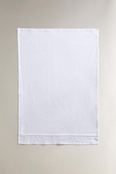 TORCHONS DE CUISINE WAFFLE (LOT DE 2) - Blanc de Zara - Image 1