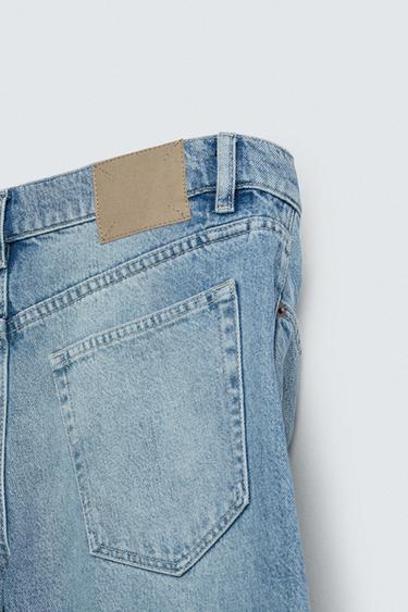 STRAIGHT ANKLE FIT JEANS - Mid-blue by Zara - Image 9