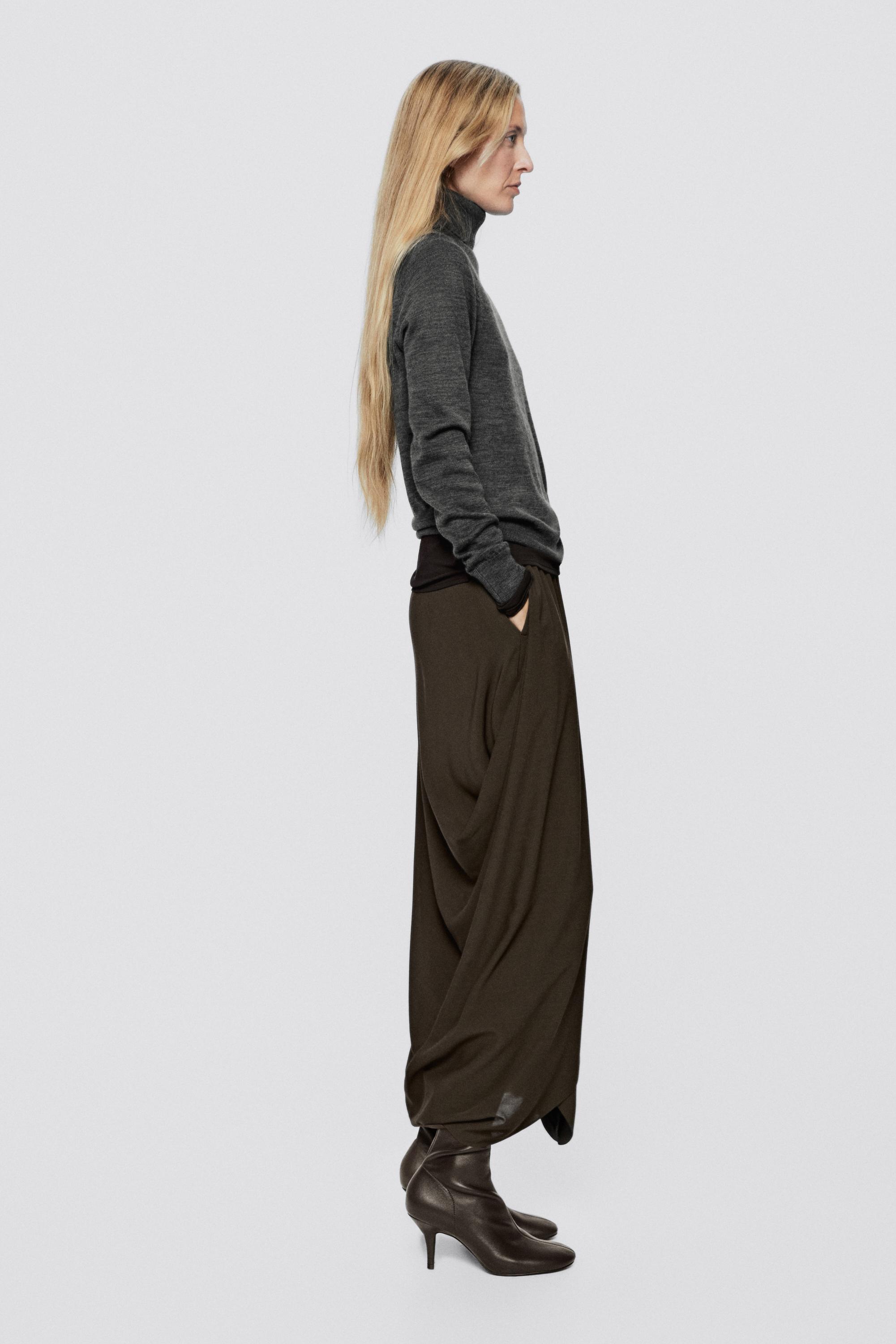 Flowy asymmetric midi skirt - LIMITED EDITION