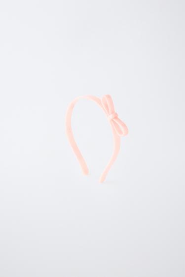 ACETATE BOW HEADBAND - Pink by Zara