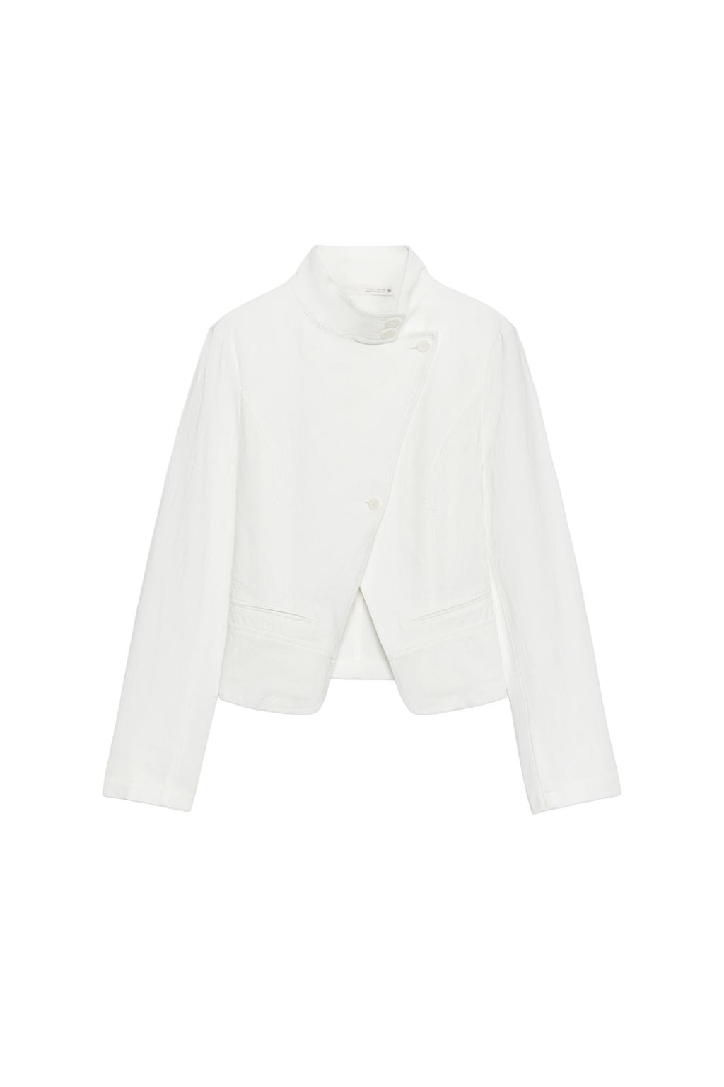 RAMIE BLEND WRAP JACKET