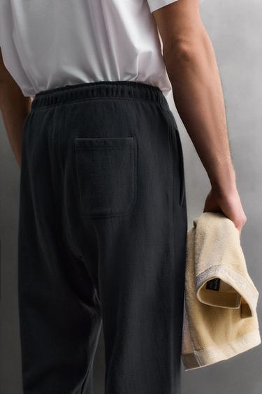 PANTALON DE JOGGING D'ENTRAÎNEMENT BASIQUE - Bleu marine de Zara - Image 5