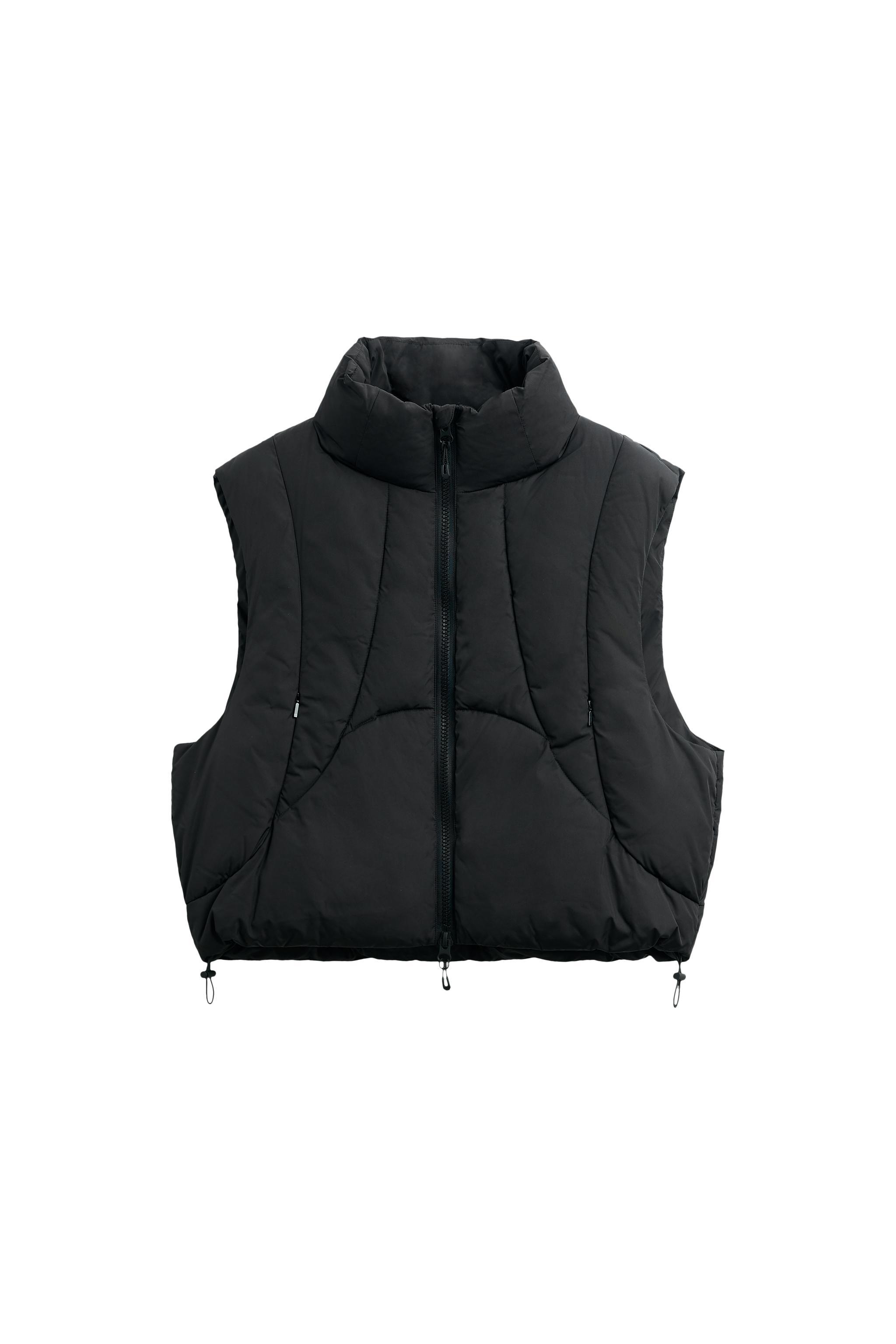 CROPPED PUFFER VEST | SECOND HAND | Zara Preowned