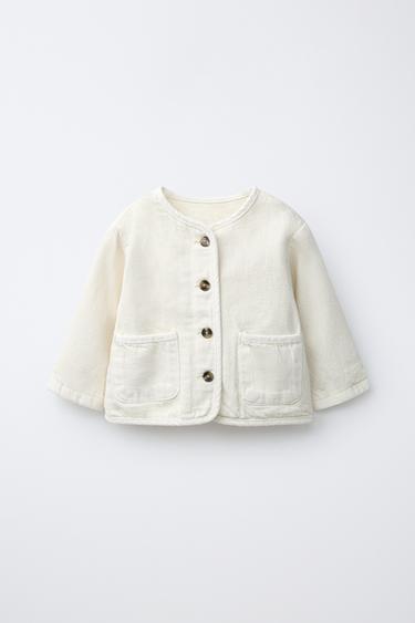 TWILL JACKET - Ecru by Zara