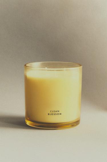 (400 G) CLEAN BLOSSOM SCENTED CANDLE - Green/White by Zara - Image 5