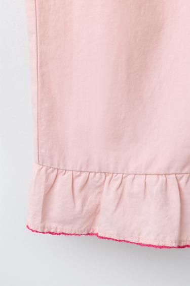 POPLIN CULOTTES - Pink by Zara - Image 3