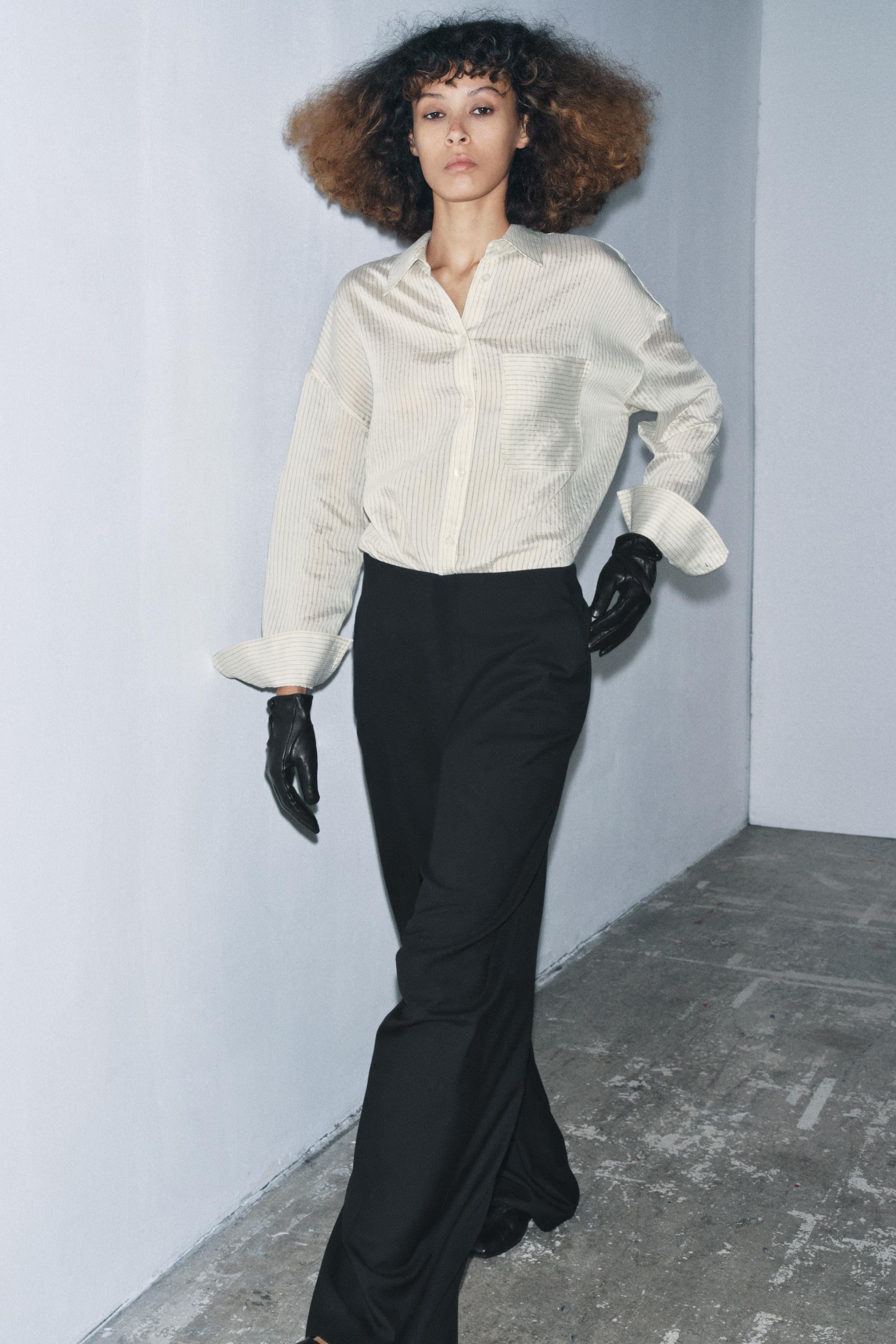 MINIMAL WOOL PANTS ZW COLLECTION
