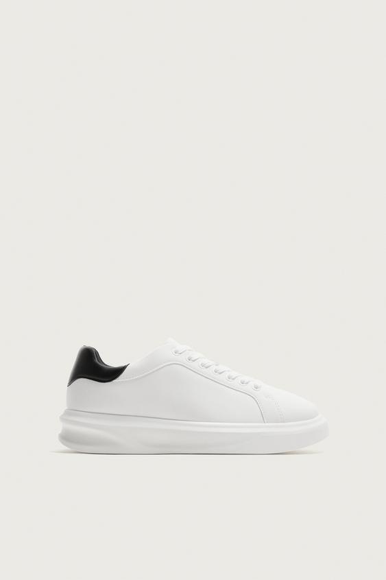 TRAINERS WITH HEEL DETAIL - White de Zara - Imagen 0