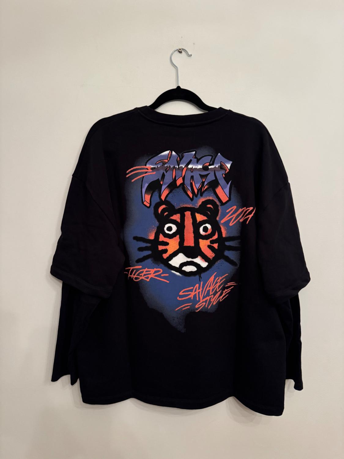 TIGER PRINT SWEATSHIRT - Image 3