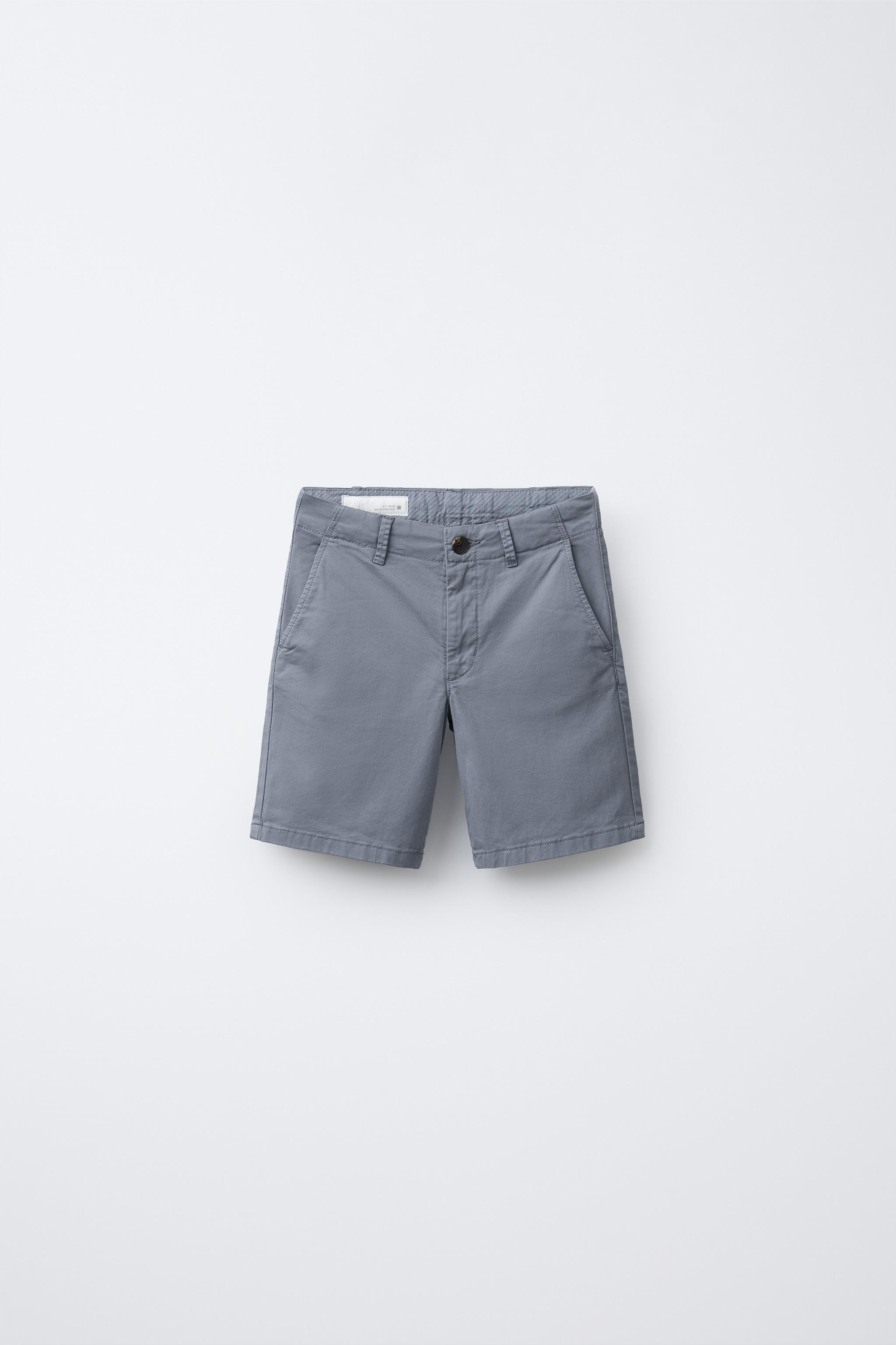 Детские шорты Zara SLIM FIT CHINO SHORTS