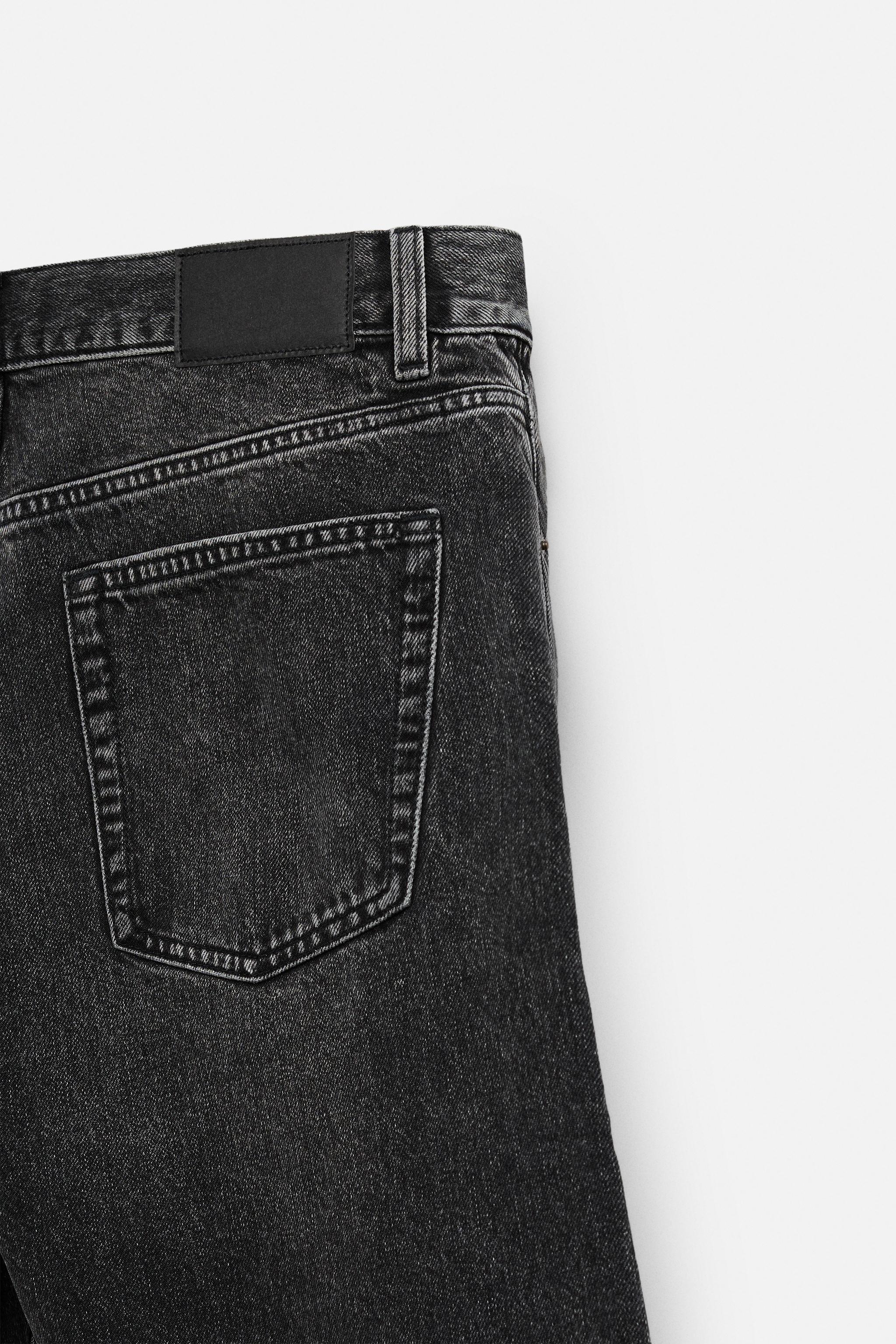 RIPPED REGULAR FIT JEANS - Light blue | ZARA United States RIPPED REGULAR FIT JEANS - Light blue | ZARA United States