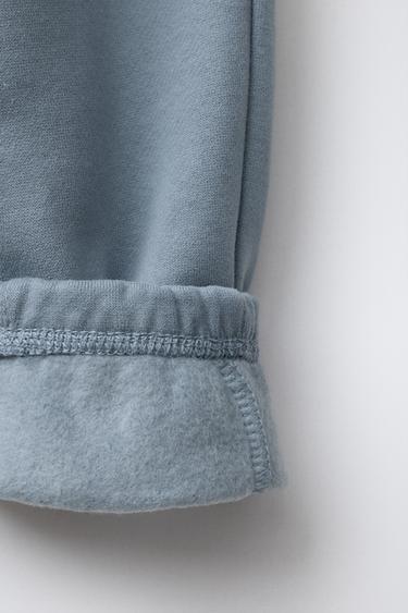 TEXT JOGGERS - Light blue by Zara - Image 4