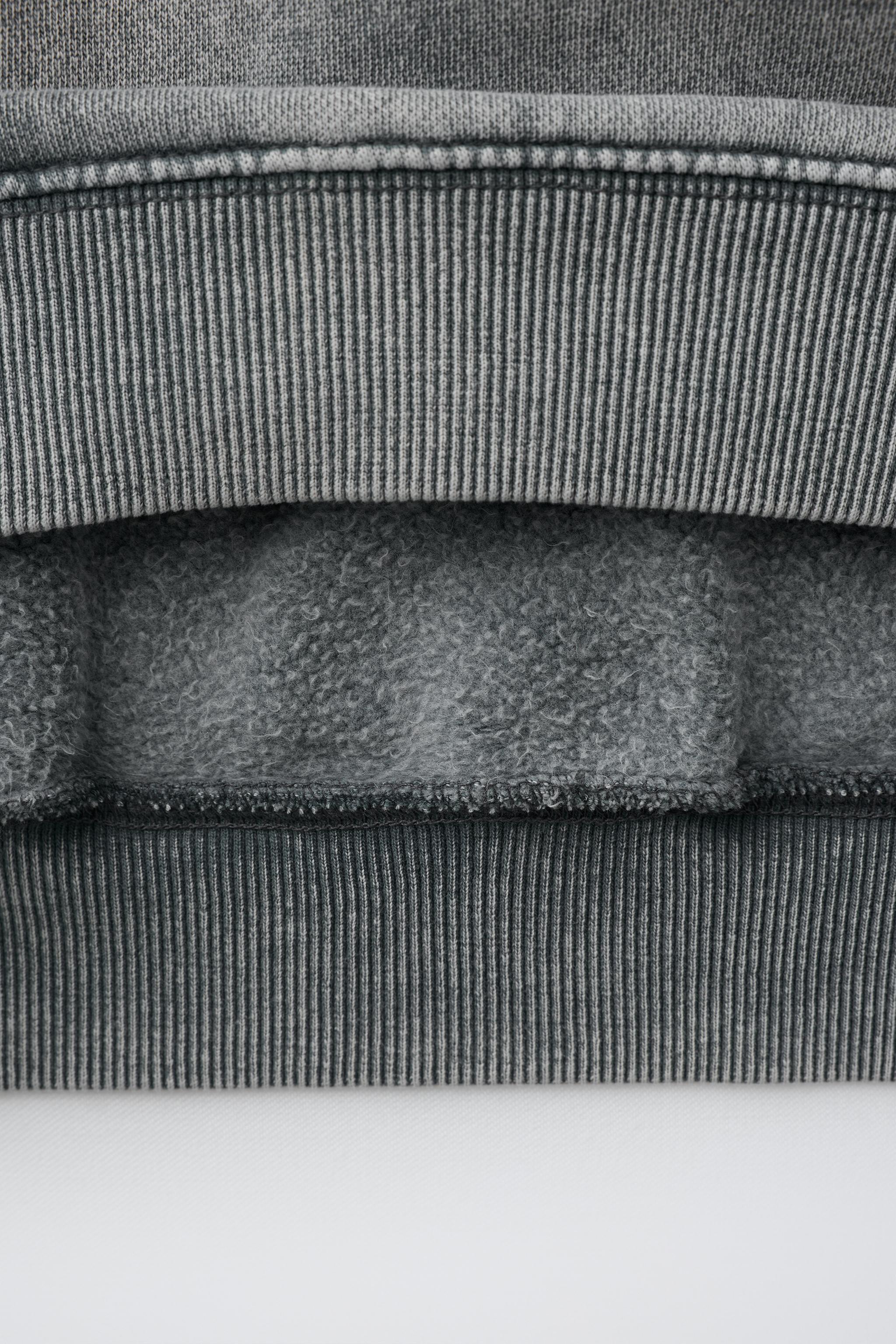 Детские худи Zara WASHED EFFECT WITH TEXT — фото 5