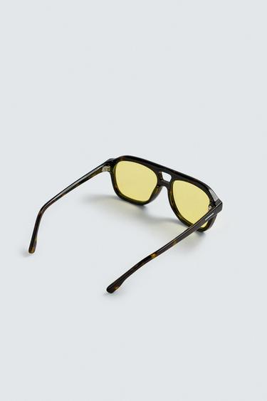 LUNETTES DE SOLEIL RECTANGULAIRES - Écaille de Zara - Image 6