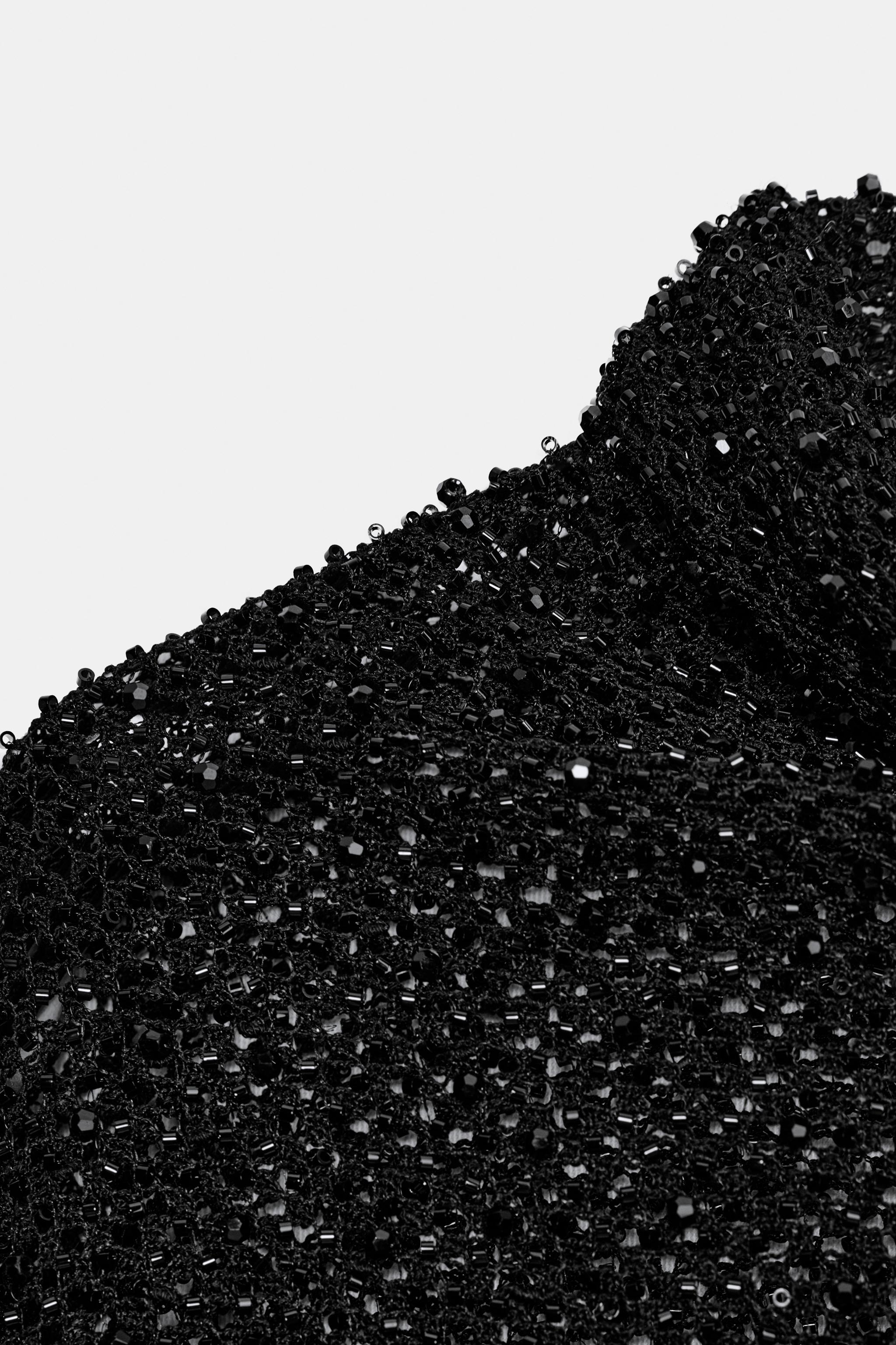 Женские рубашки Zara ZW COLLECTION BEADED SHIRT — фото 5