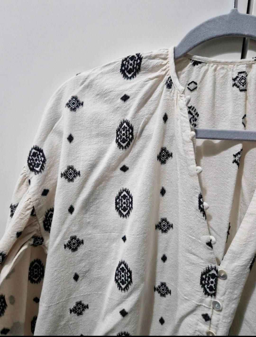 COTTON JACQUARD TOP - Image 3