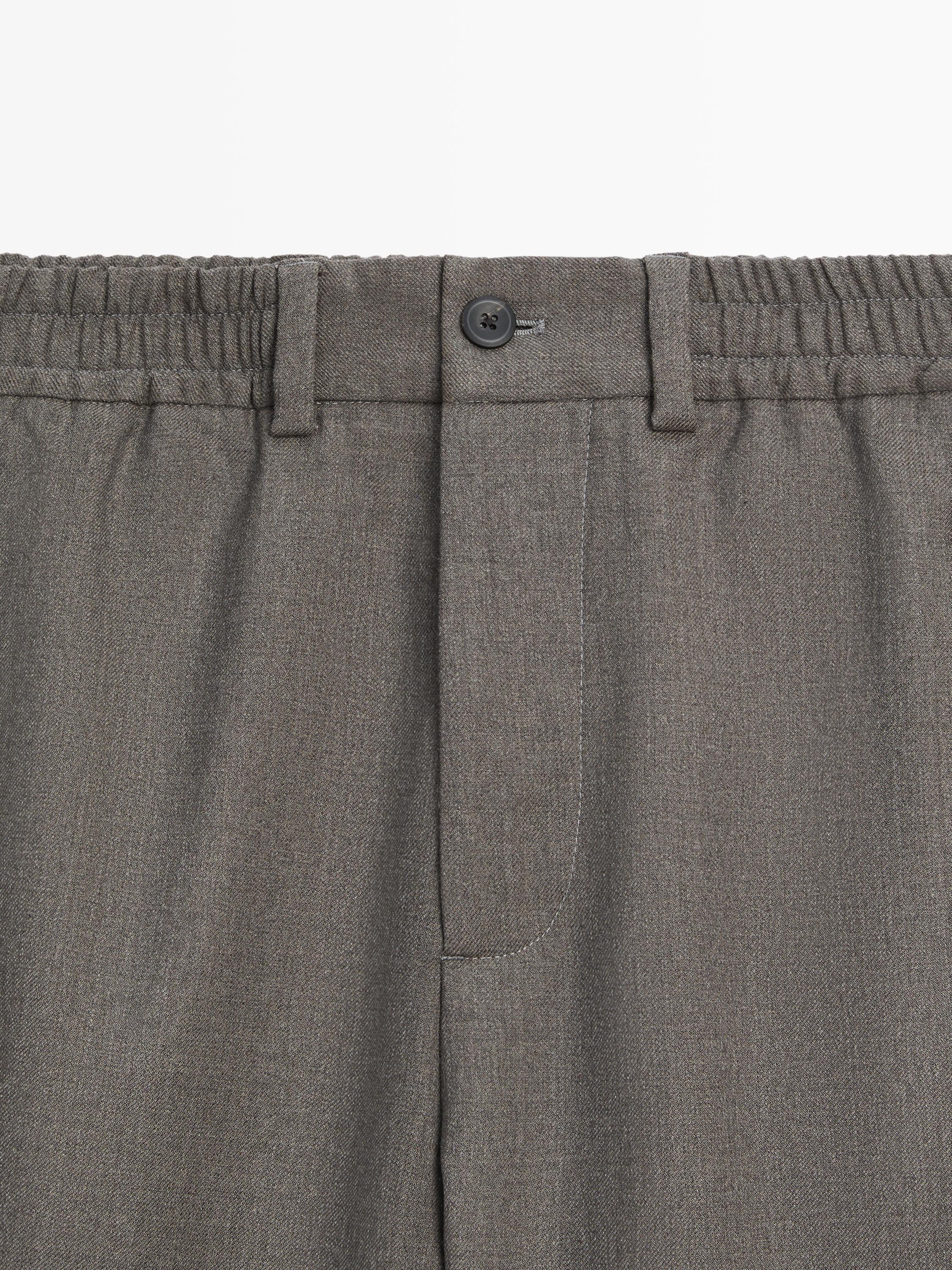 Cool wool blend trousers