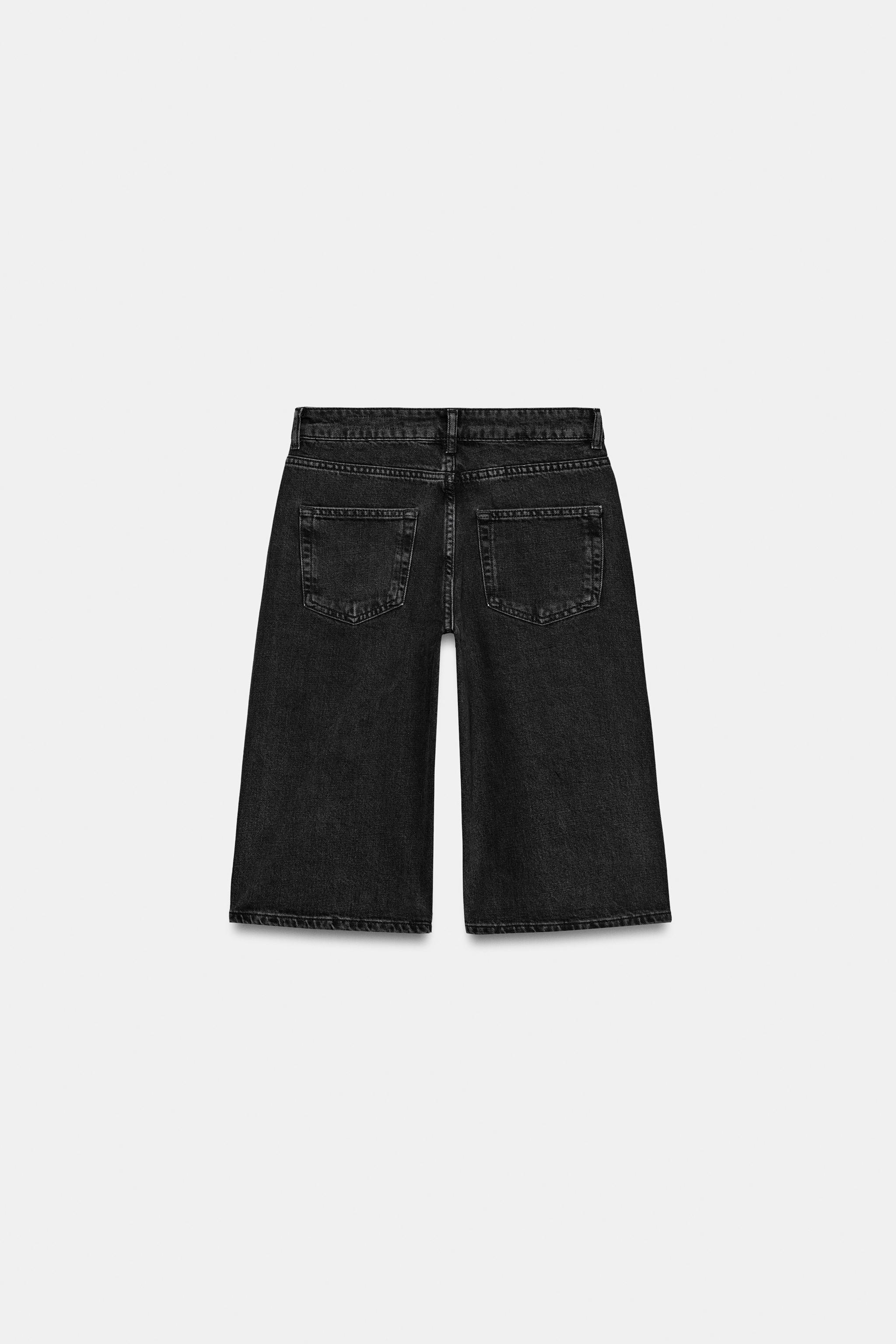 Женские шорты Zara ZW COLLECTION MID-RISE DENIM SHORTS — фото 5