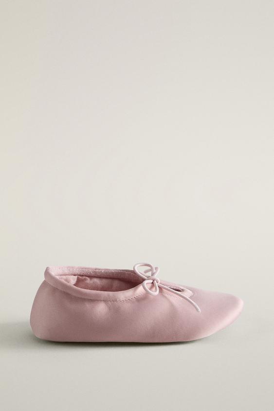KINDER-BALLERINA AUS SATIN - Rosa von Zara - Bild 0