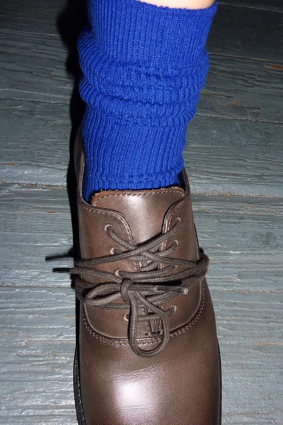 2-PACK OF PLAIN RIBBED SOCKS - Blue by Zara - Image 2