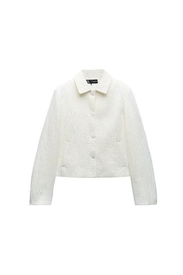 BLAZER TEJIDO EFECTO BRILLO