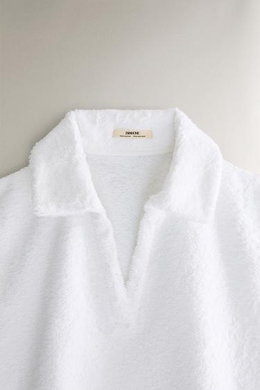 POLO TISSU ÉPONGE EXTRA DOUX - Blanc de Zara - Image 1