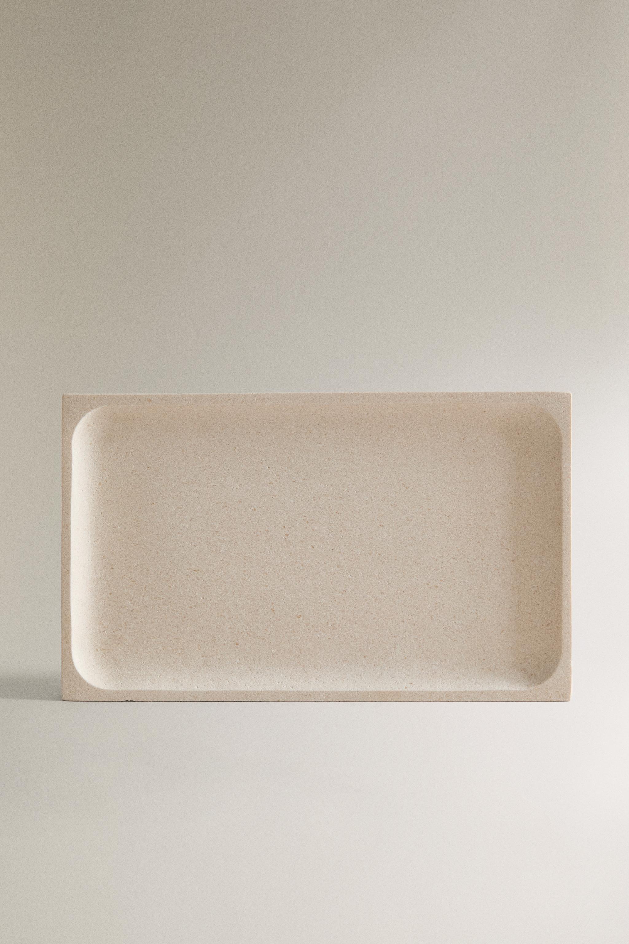 PLATEAU DE BAIN MARBRE BLANC