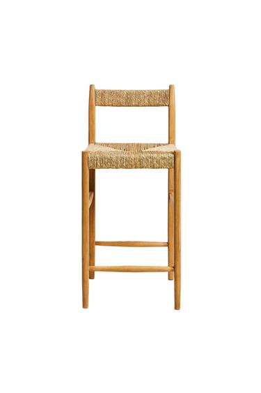 ASH BAR STOOL - Light beige by Zara