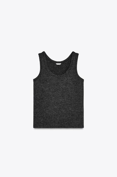 SOFT TOP - Grey marl by Zara