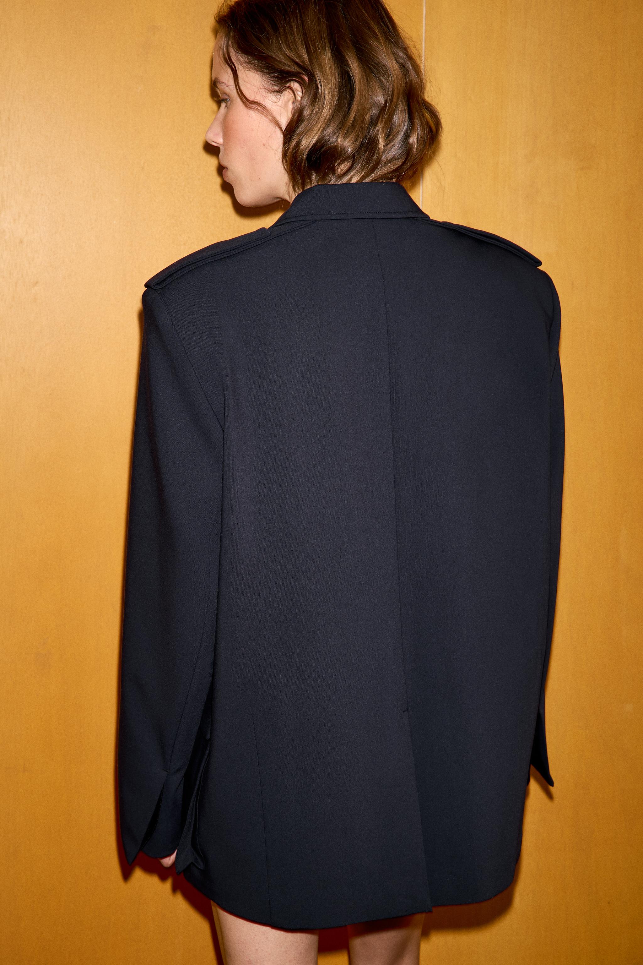 VESTE OVERSIZE MAXI POCHES