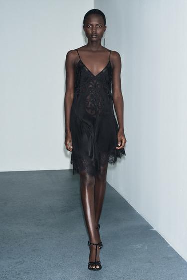 TOP LARGO ASIMÉTRICO ZW COLLECTION - Negro de Zara