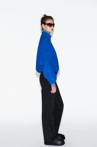 OVERSIZE SOFT-FEEL JACKET - SKI COLLECTION - Cobalt by Zara - Image 2