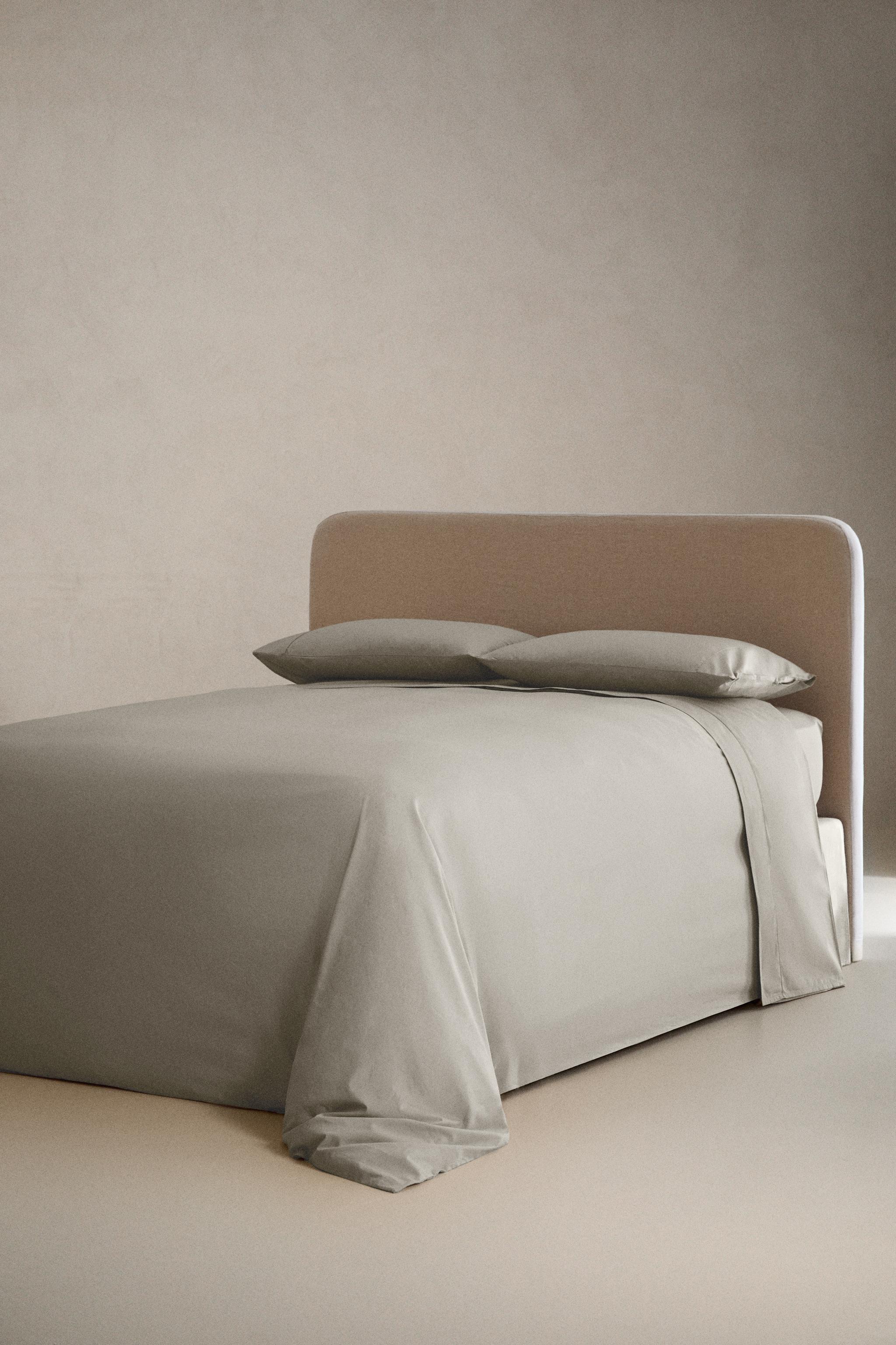 PERCALE COTTON FLAT SHEET ( THREAD COUNT