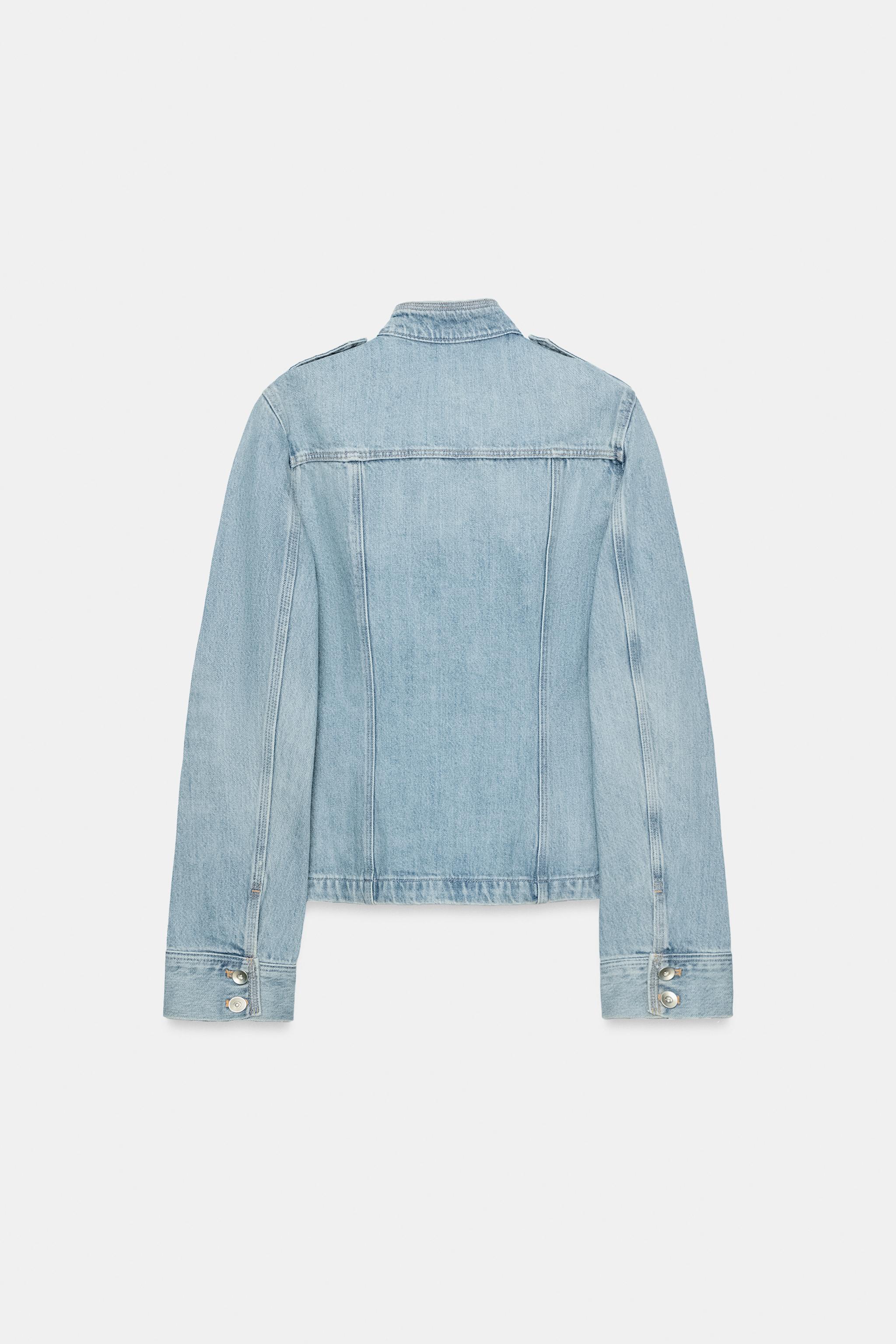 TRF ポケット付きデニムジャケット - ブルー | ZARA Japan / 日本