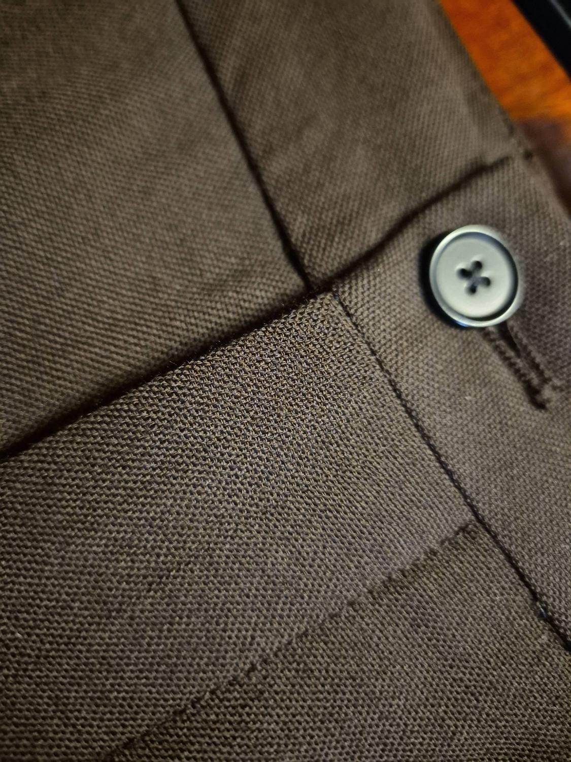WOOL BLEND FLARE FIT SUIT TROUSERS - Image 3