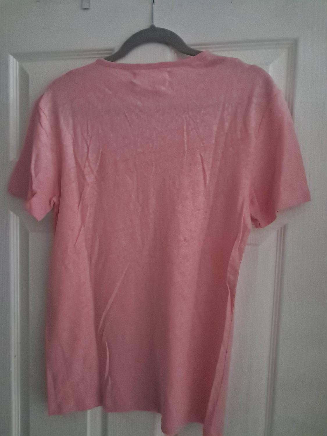 LINEN BUTTON NECK T-SHIRT - Image 2