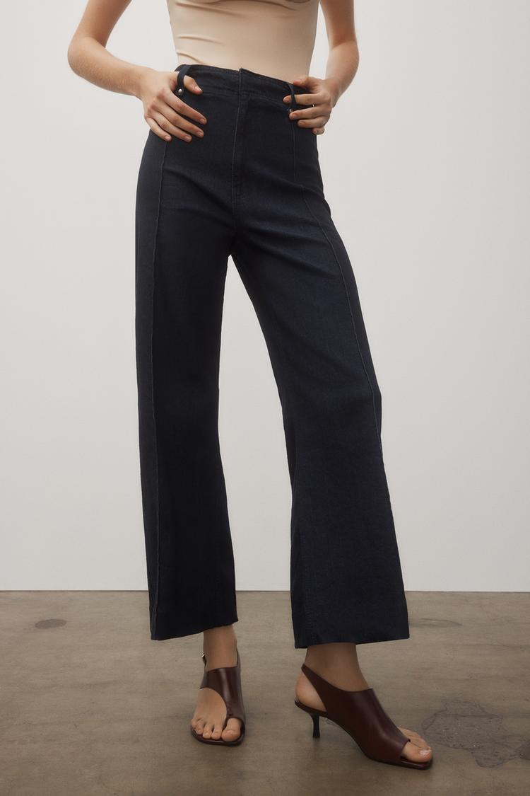 JEANS ZW COLLECTION WIDE LEG COM CINTURA ALTA