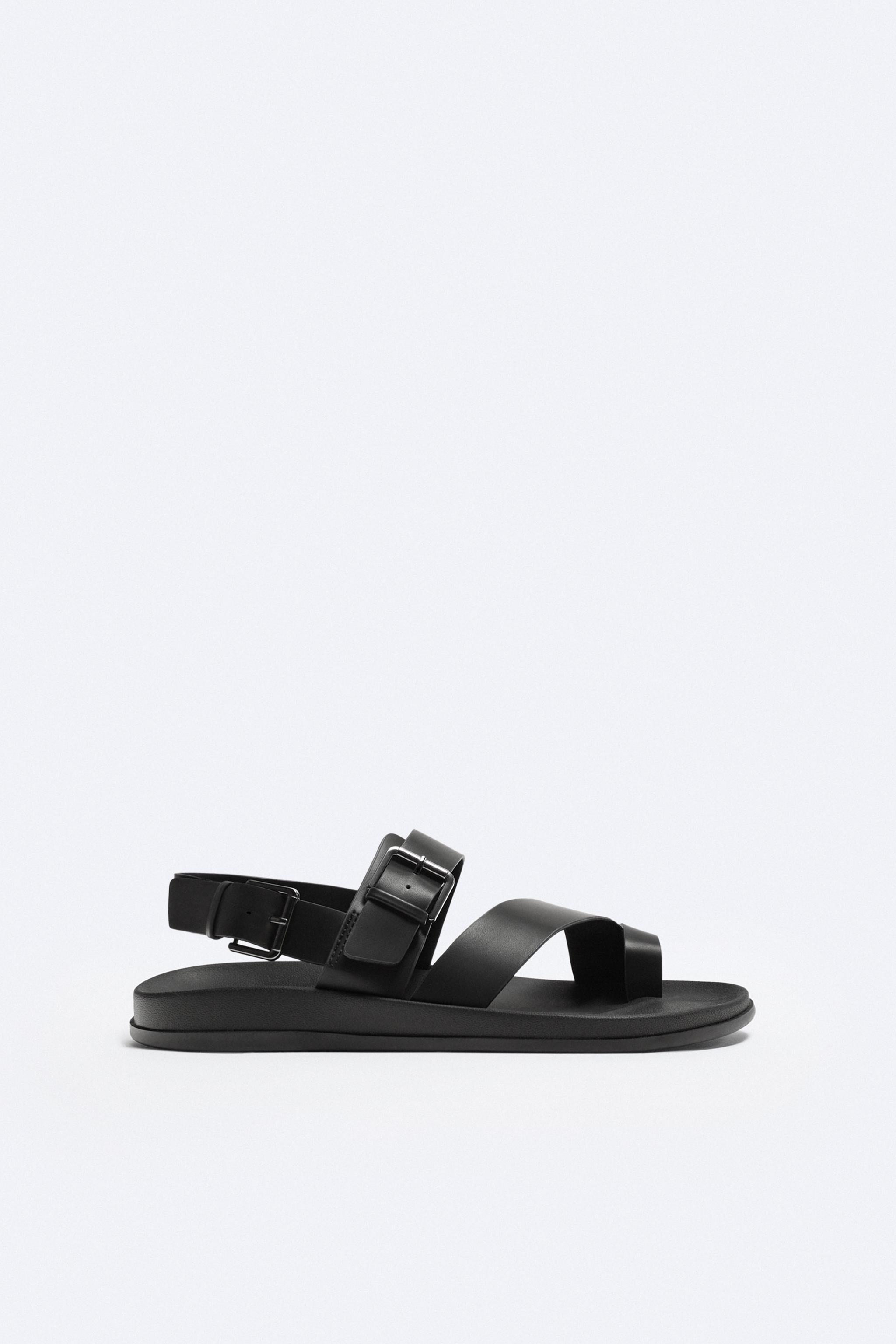 Zara green strappy discount sandals