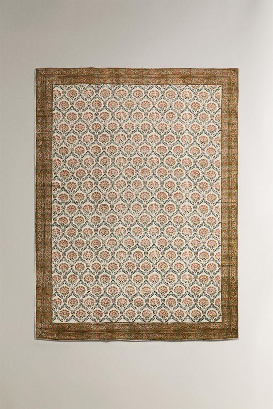 BLOCK PRINT AREA RUG