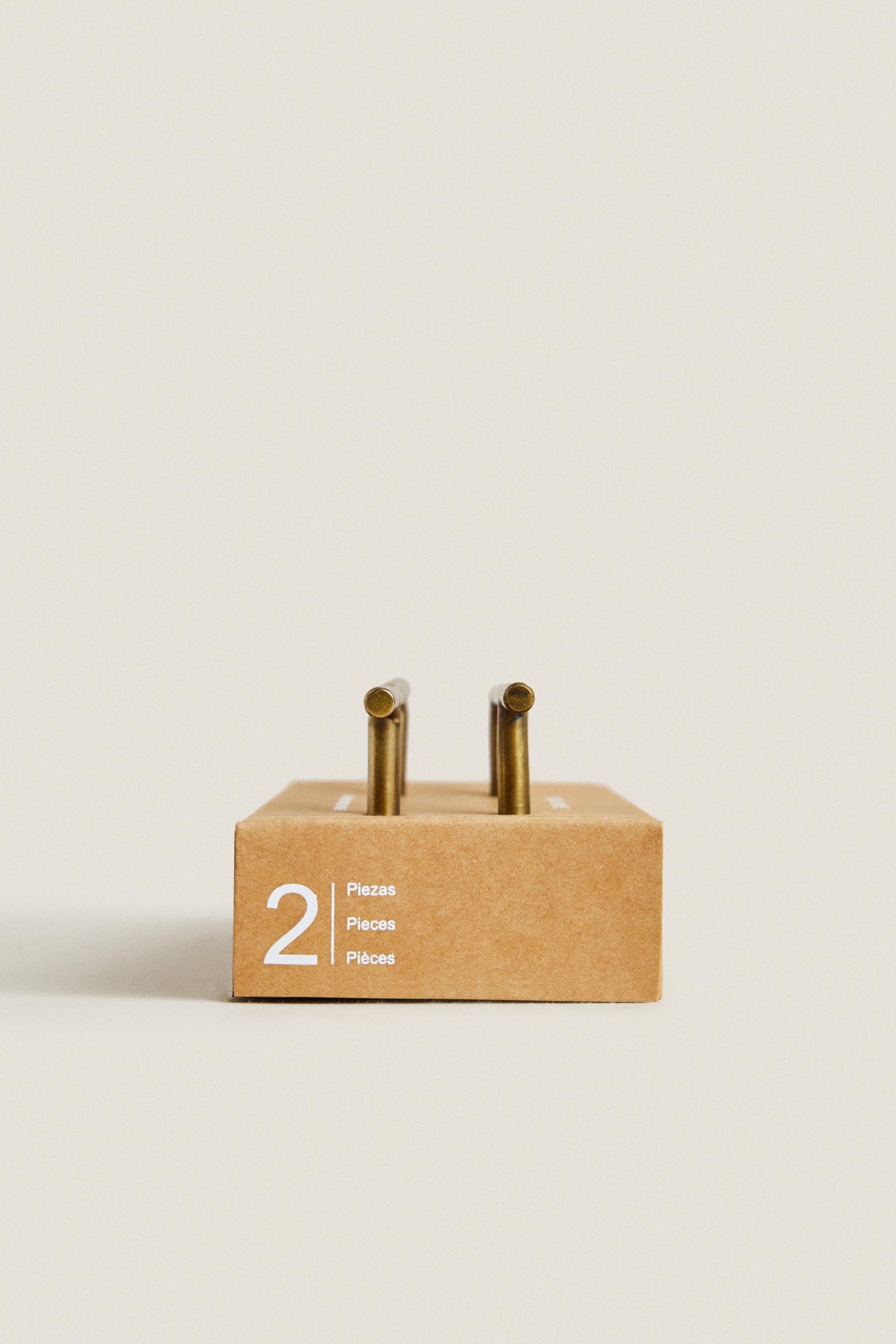 GOLDEN METAL HANDLES PACK (PACK OF 2)