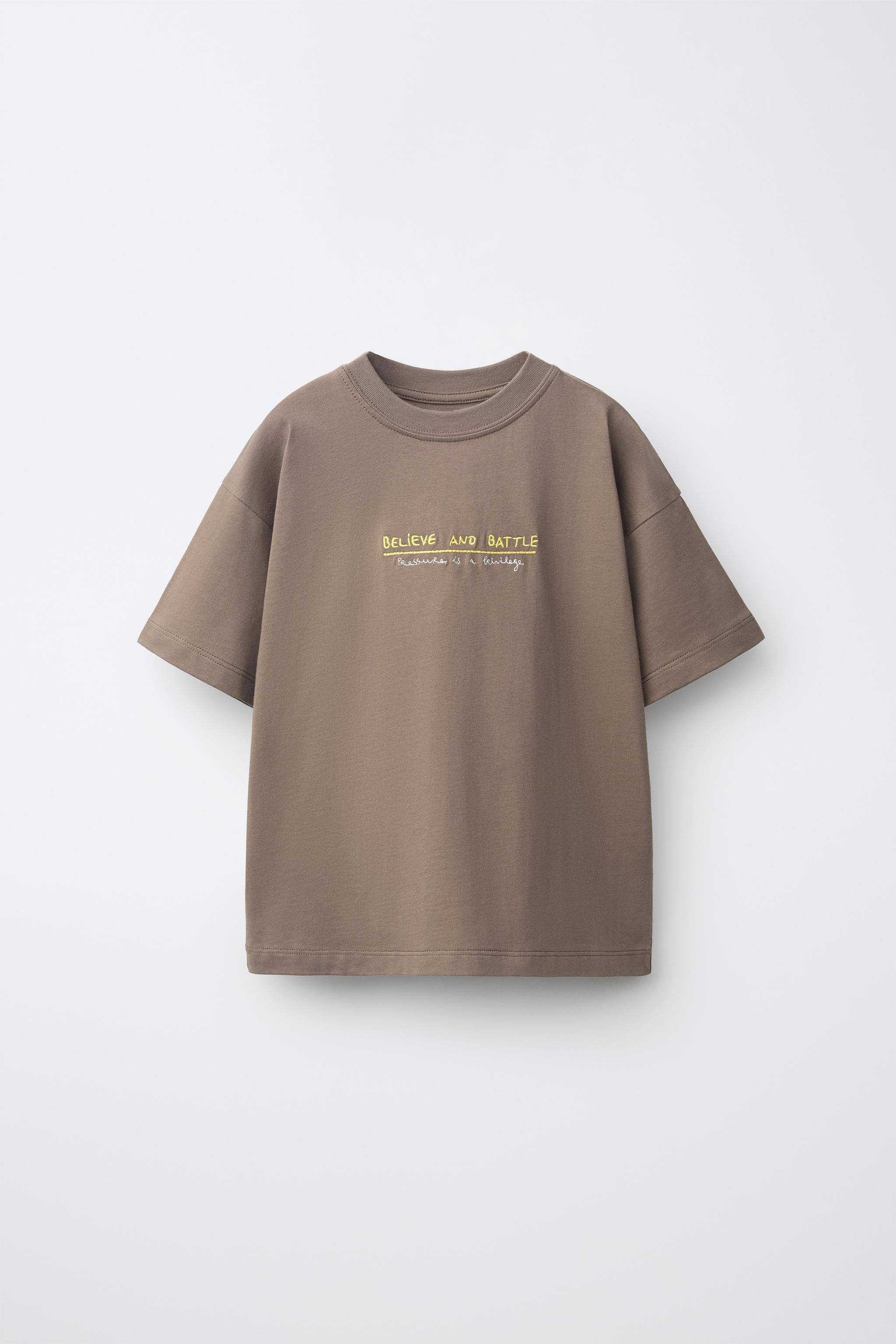 Детские футболки Zara TENNIS PRINT T-SHIRT — фото 2