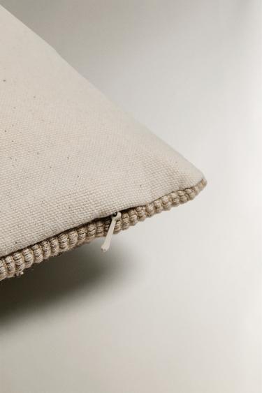 HOUSSE DE COUSSIN TRESSÉE - Vert de Zara - Image 3