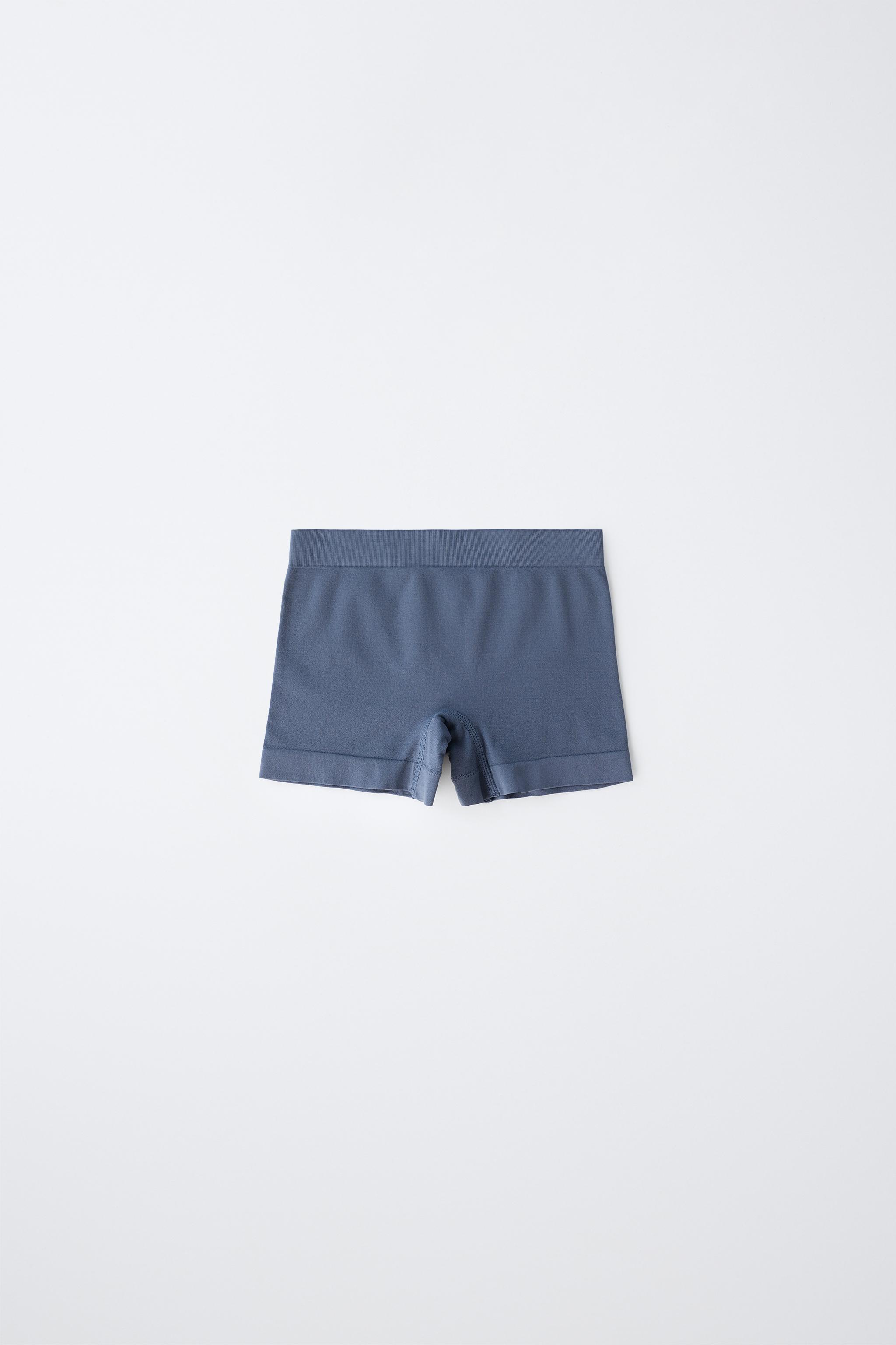 Трусы-шортики AGES THREE-PACK для детей, без швов — Zara — фото 4