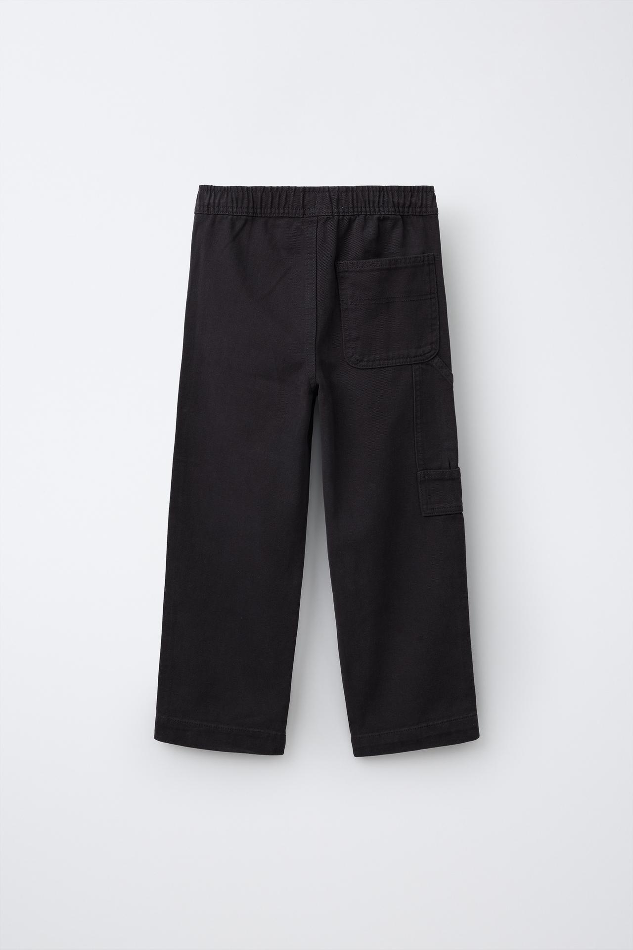 SOLID CARPENTER PANTS — navy