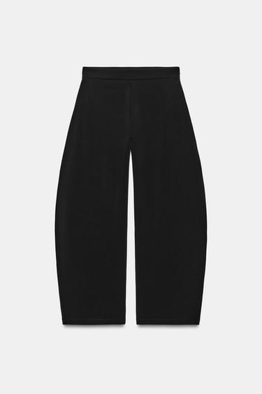 PANTALÓN BALLOON - Negro de Zara - Imagen 0