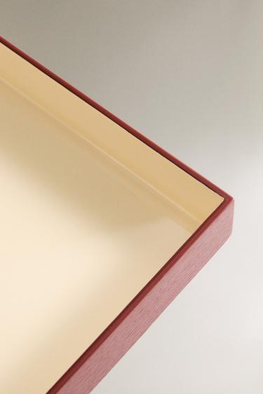 PLATEAU GIGOGNE LAQUÉ I COLIN KING - Écru de Zara - Image 2