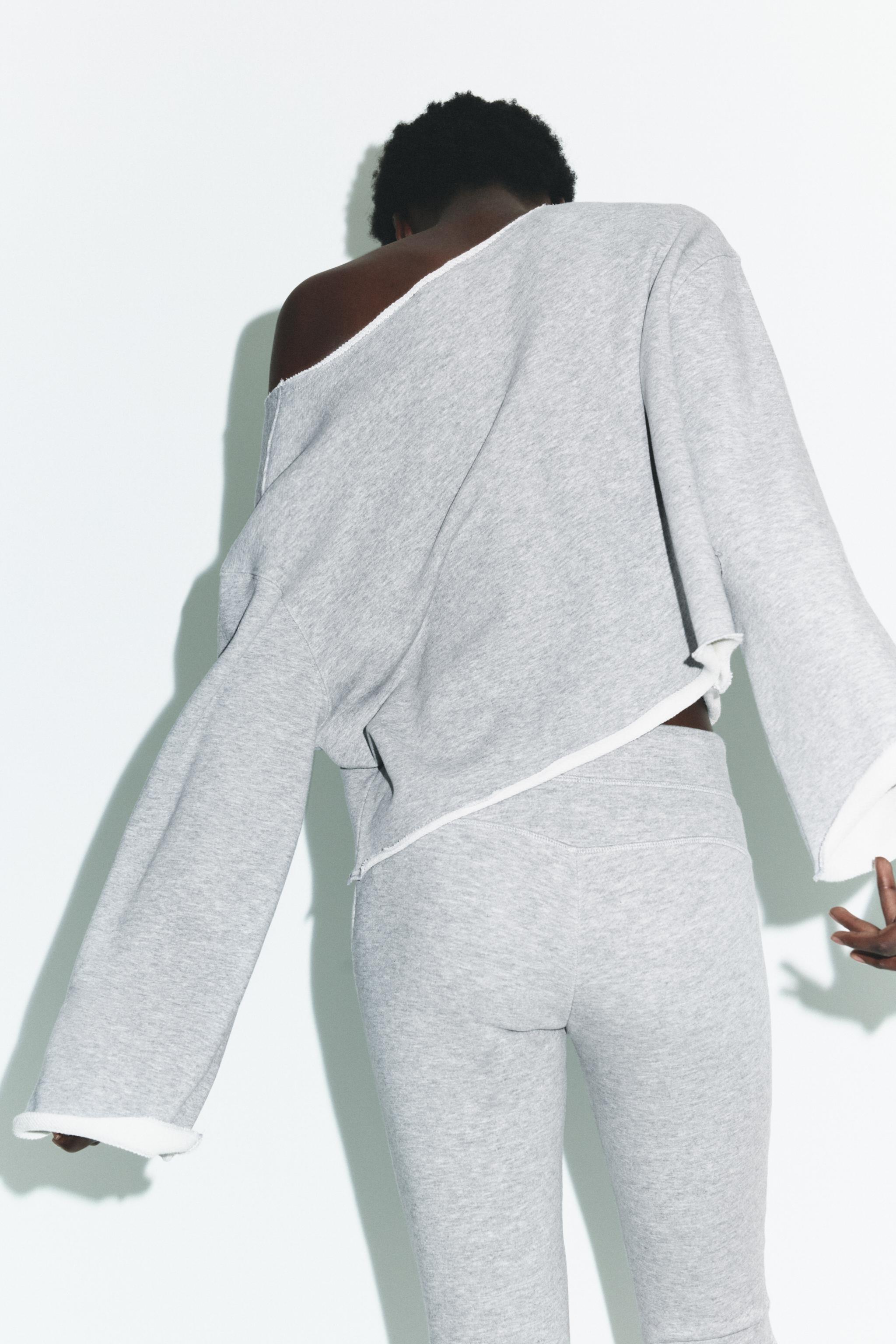 GENİŞ YAKA SWEATSHIRT - Görsel 3