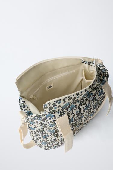 FLORAL PRAM BAG - Blue by Zara - Image 3